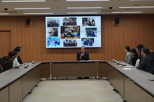 瀋陽市学生交流2018（市長への報告会）