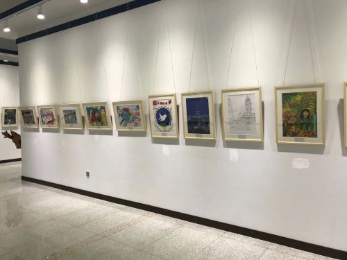 瀋陽佐世保絵画展会場01