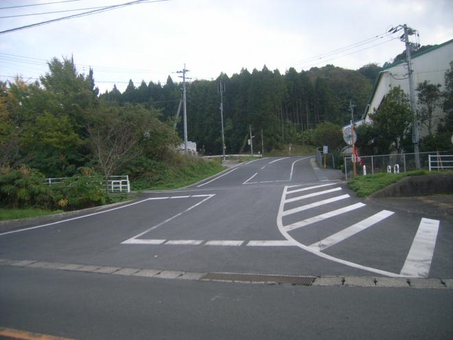 改良区間（終点）の写真