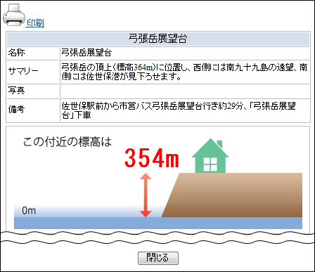 標高マップ詳細