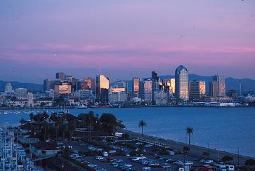 サンディエゴ港夜景