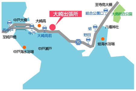 大崎出張所地図