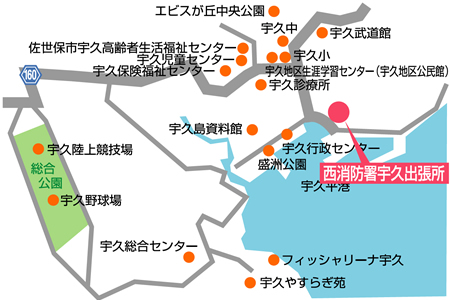 宇久出張所地図
