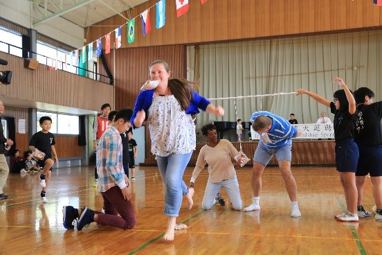 運動会の様子の写真