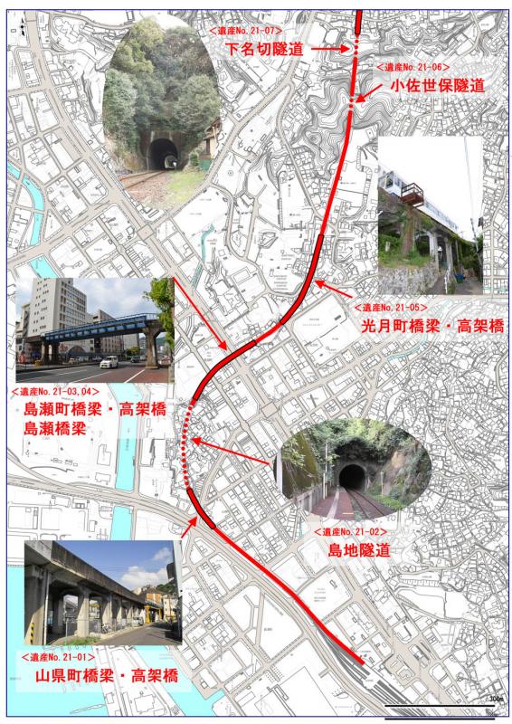 松浦鉄道高架橋位置図その1