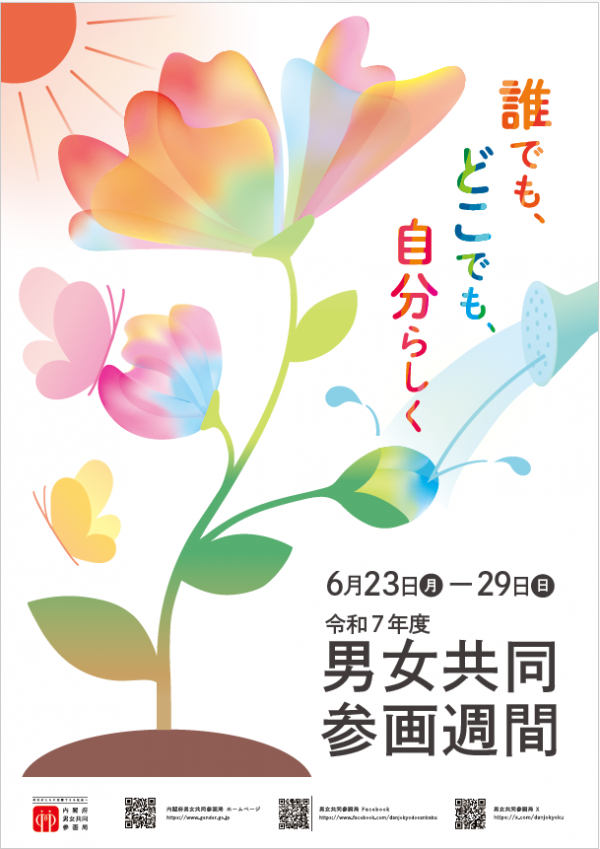 2025男女共同参画週間ポスター