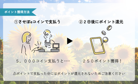 ポイント獲得方法