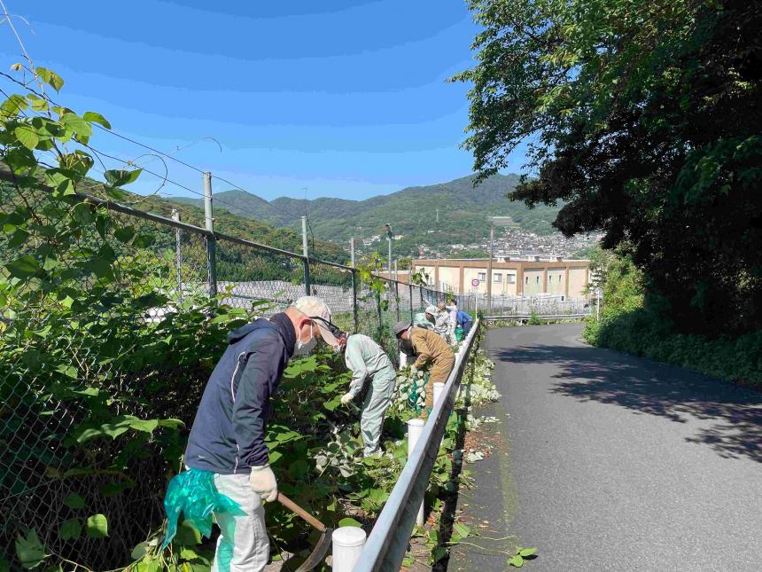 山の田水源地ボランティア清掃101