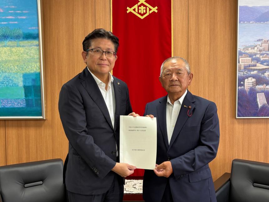 農業委員会から市長への意見提出｜佐世保市