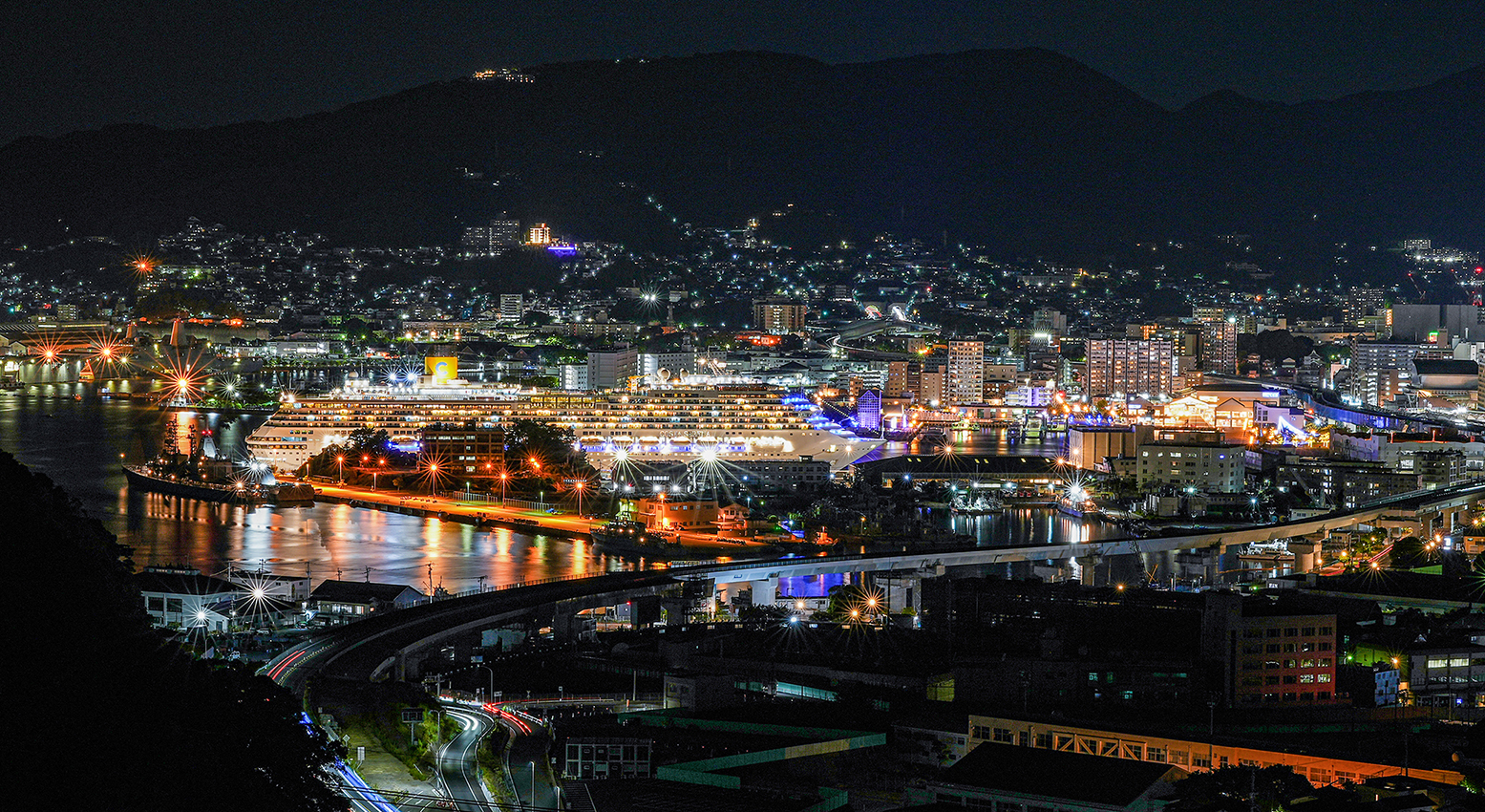 佐世保港（夜景）PC