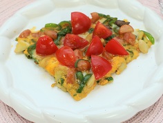 yasaitappurikarafurupizafuuomuretsu