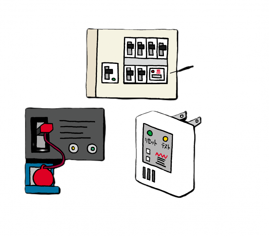 様々な感震ブレーカー