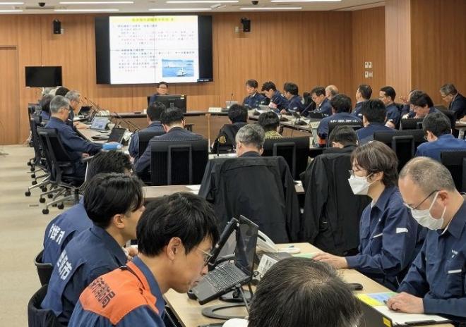 国民保護対策本部会議訓練