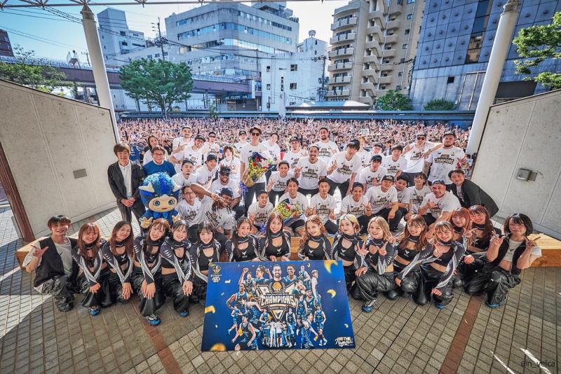長崎ヴェルカB1優勝記念セレモニー｜佐世保市