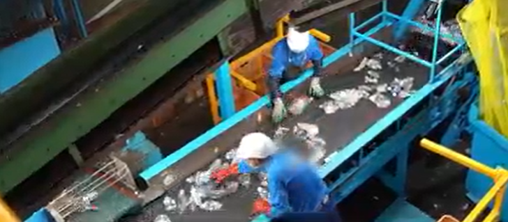 ペットボトル分別