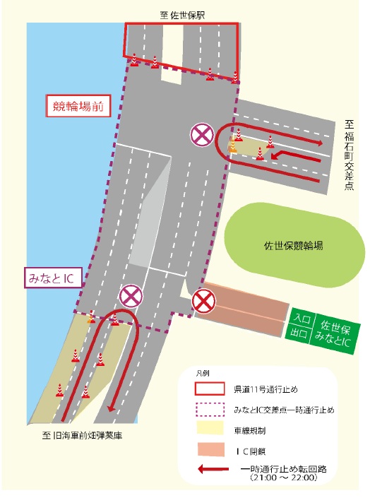 2610一時通行止めみなとIC