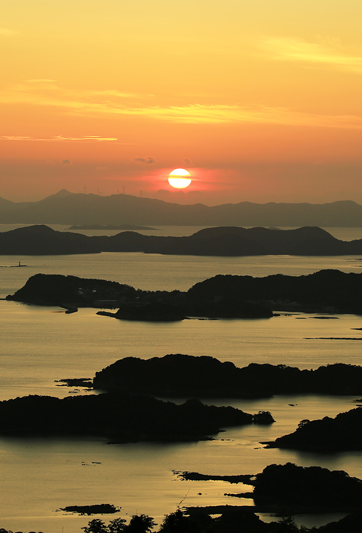 九十九島の夕景