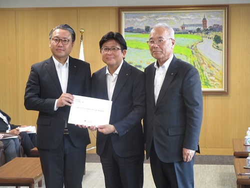 大石県知事への要望活動