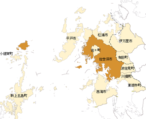 圏域の地図