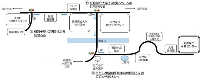 水産センター経路図