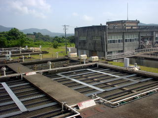 広田浄水場全景写真