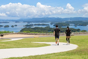 九十九島観光公園ランニング202108撮影