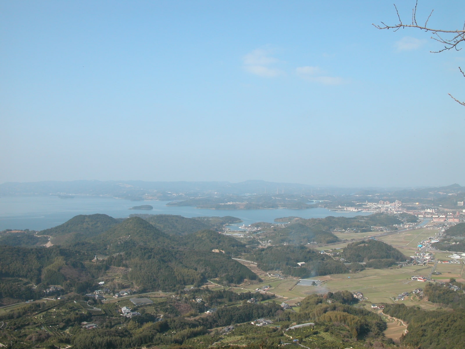 八幡岳からの眺めの写真