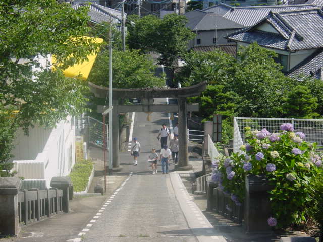 早岐神社参道の写真