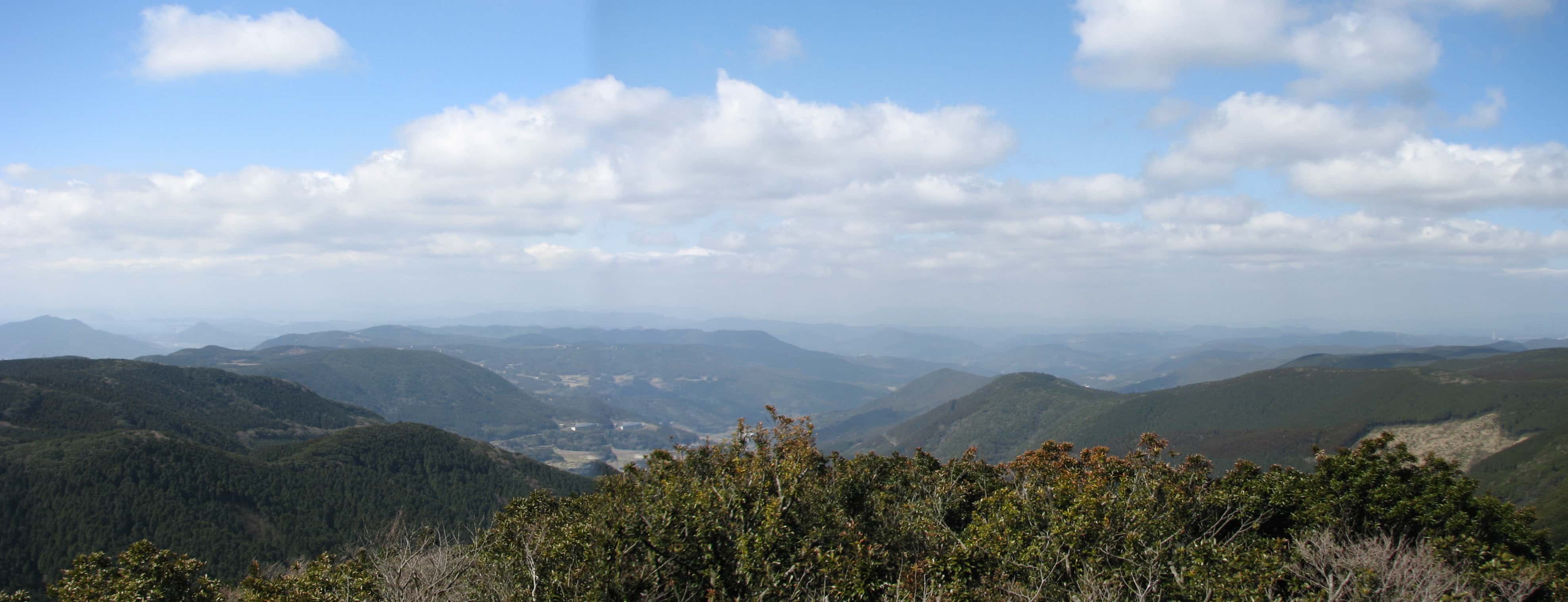 国見山からの眺めの写真