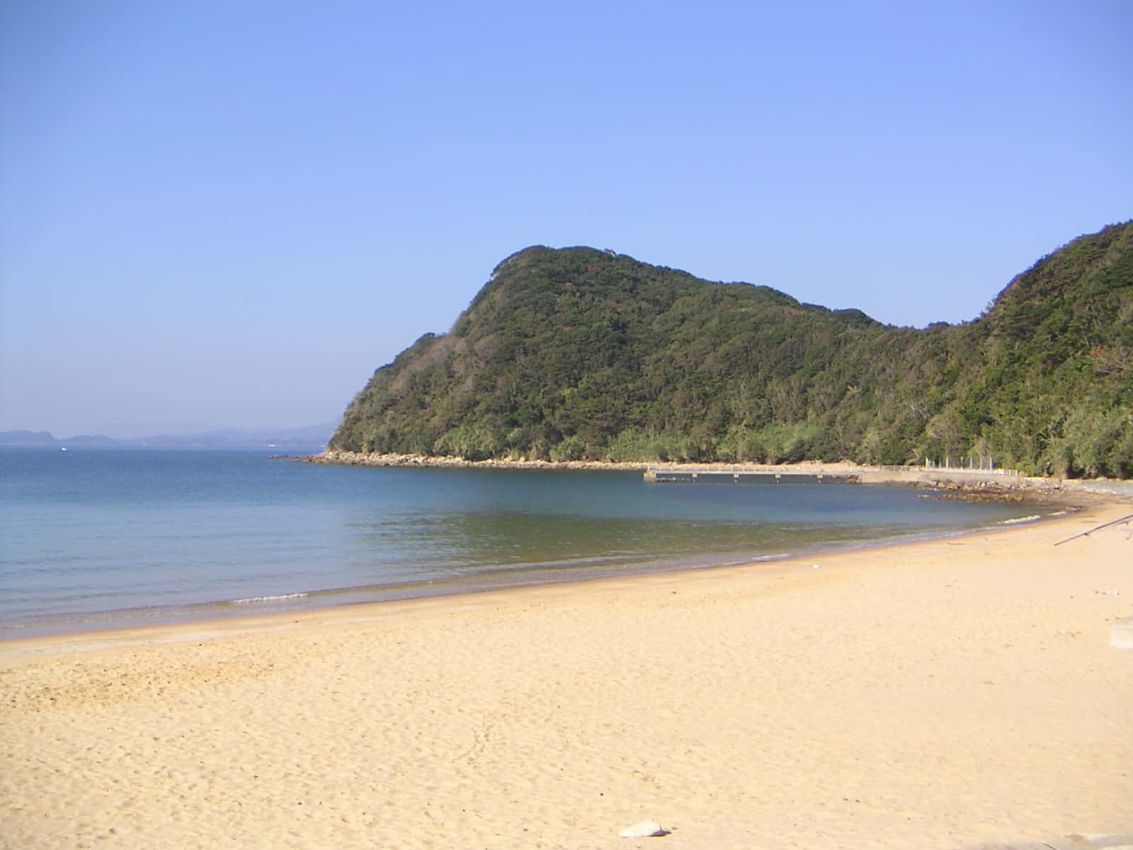 白浜の海浜の写真